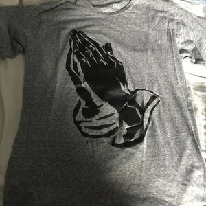 Ring of fire praying hands t shirt